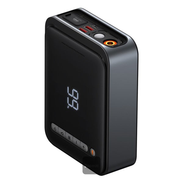 Baseus Super Energy 2-in-1 1000A jump starter and tyre inflator in black, SKU CGCN000001, view 1