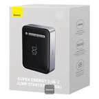 Baseus Super Energy 2-in-1 1000A jump starter and tyre inflator in black, SKU CGCN000001, view 10