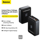 Baseus Super Energy 2-in-1 1000A jump starter and tyre inflator in black, SKU CGCN000001, view 2