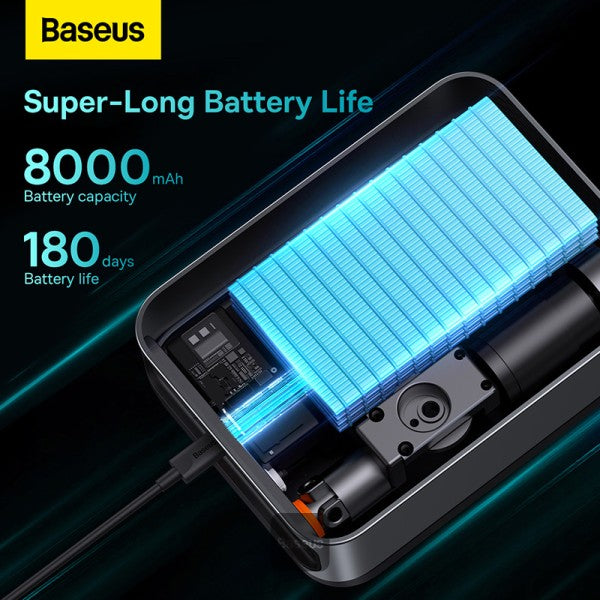 Baseus Super Energy 2-in-1 1000A jump starter and tyre inflator in black, SKU CGCN000001, view 6