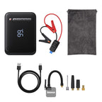 Baseus Super Energy 2-in-1 1000A jump starter and tyre inflator in black, SKU CGCN000001, view 9