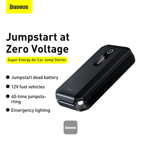 Baseus Super Energy Air 10000mAh car jump starter in black, SKU CGNL020101, view 3