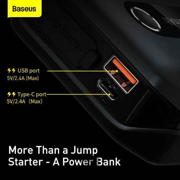 Baseus Super Energy Air 10000mAh car jump starter in black, SKU CGNL020101, view 8