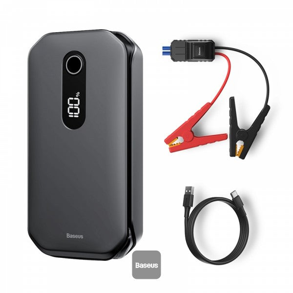 Baseus Super Energy Pro 12000mAh car jump starter in black, SKU CRJS03-01, view 1
