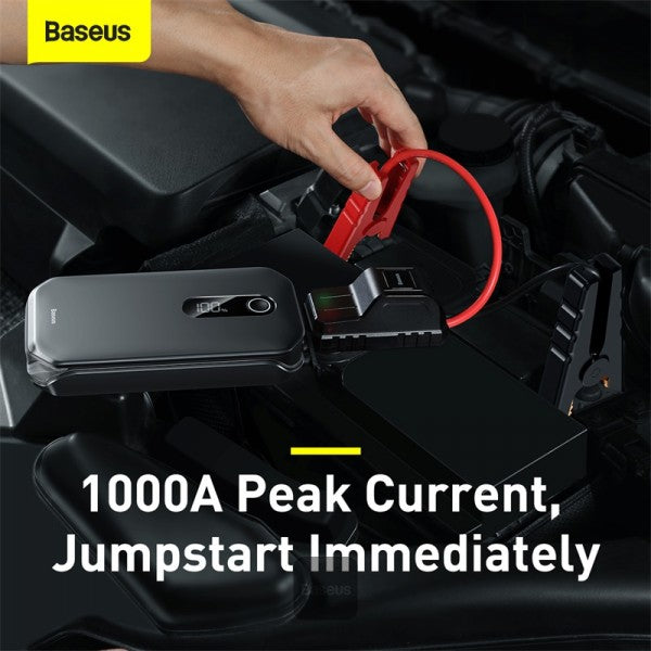 Baseus Super Energy Pro 12000mAh car jump starter in black, SKU CRJS03-01, view 3