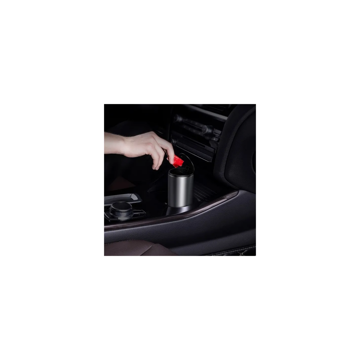 Baseus Gentleman Style car trash can dark grey CRLJT-0G - view 10