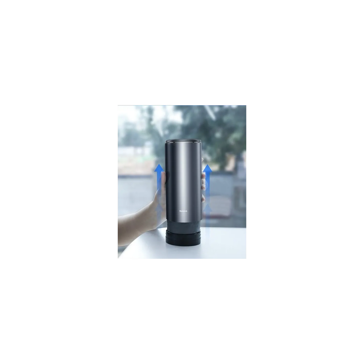 Baseus Gentleman Style car trash can dark grey CRLJT-0G - view 3