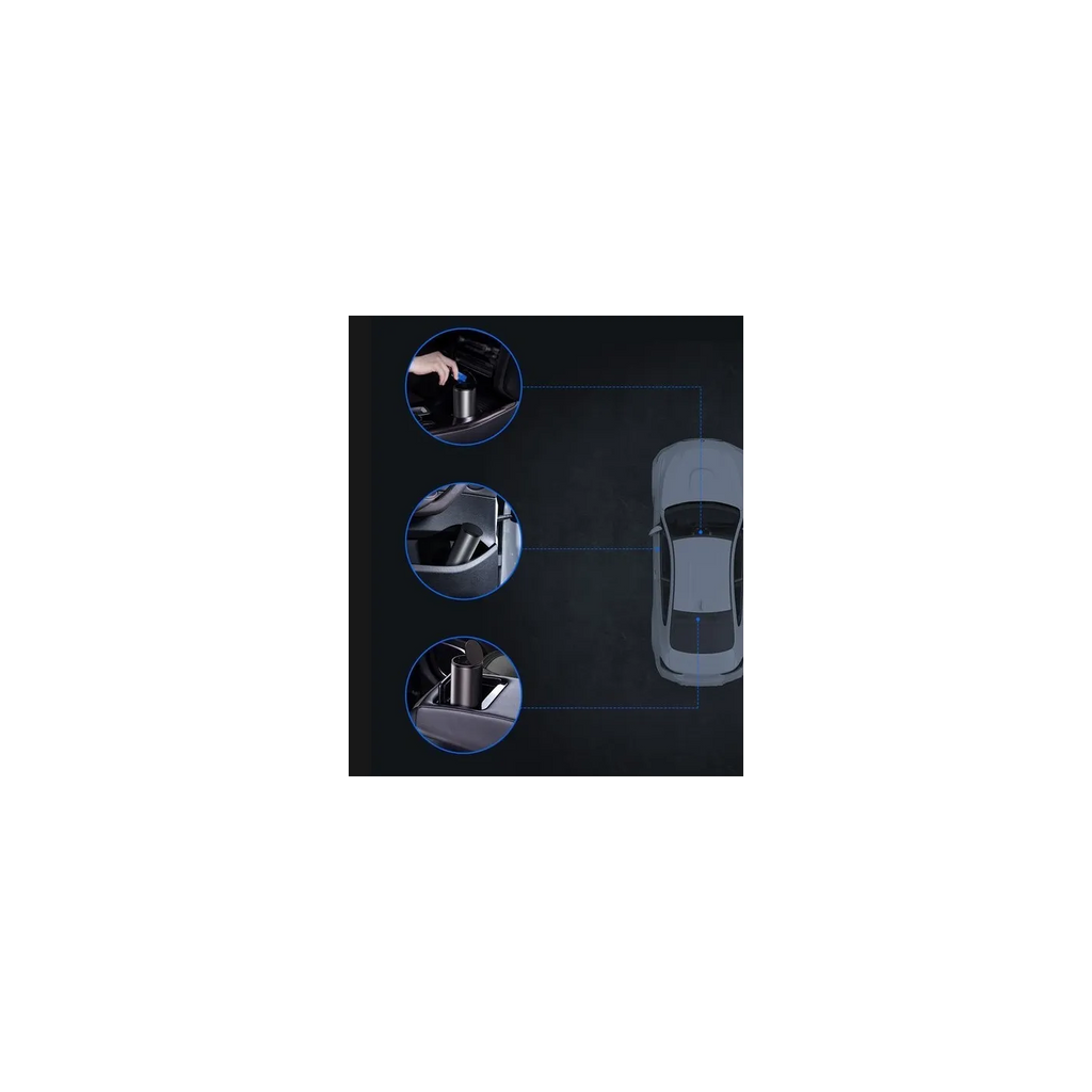 Baseus Gentleman Style car trash can dark grey CRLJT-0G - view 8