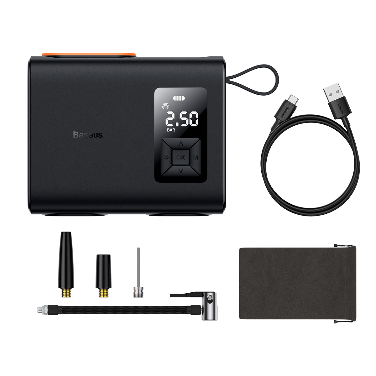 Baseus CRNL060001 inflator with 6000mAh battery