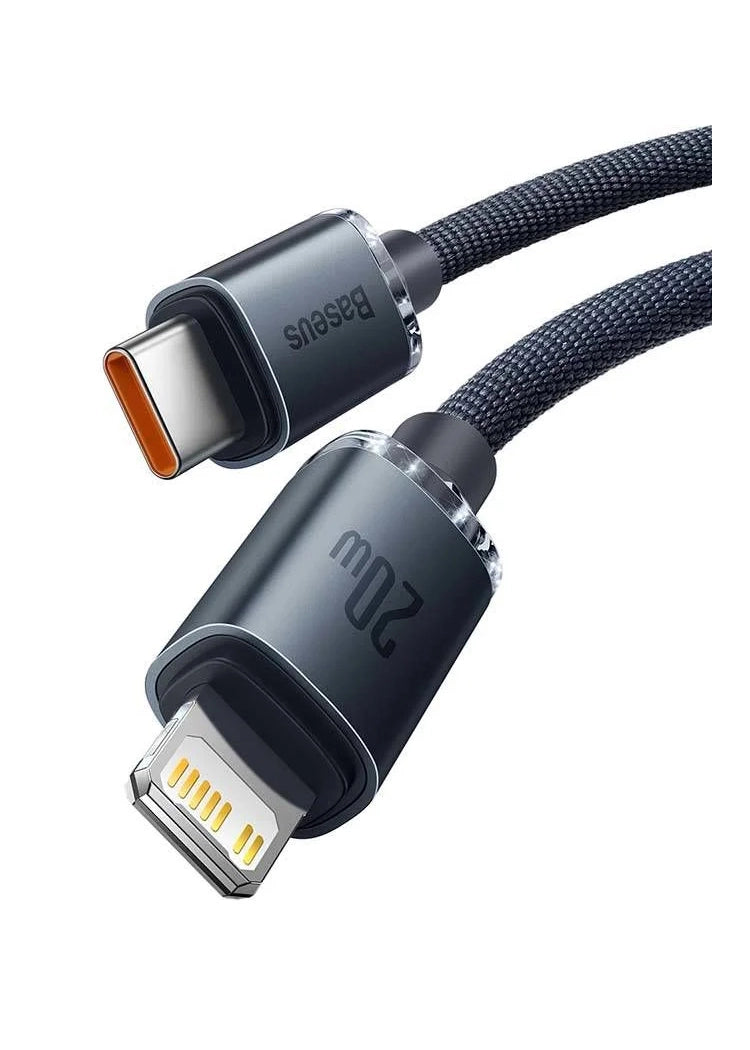 Baseus Crystal Shine Series Fast Charging Data Cable Type-C to iP 20W 2m price in Pakistan – Baseus