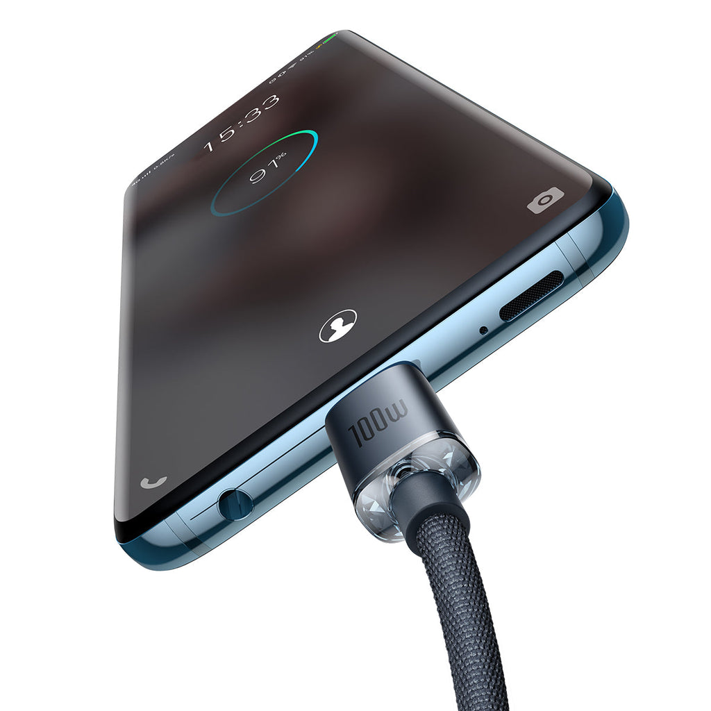 Baseus Crystal Shine Series Fast Charging Data Cable Type-C to Type-C 100W product image 2