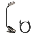 Baseus DGRAD-0G grey rechargeable mini clip reading lamp