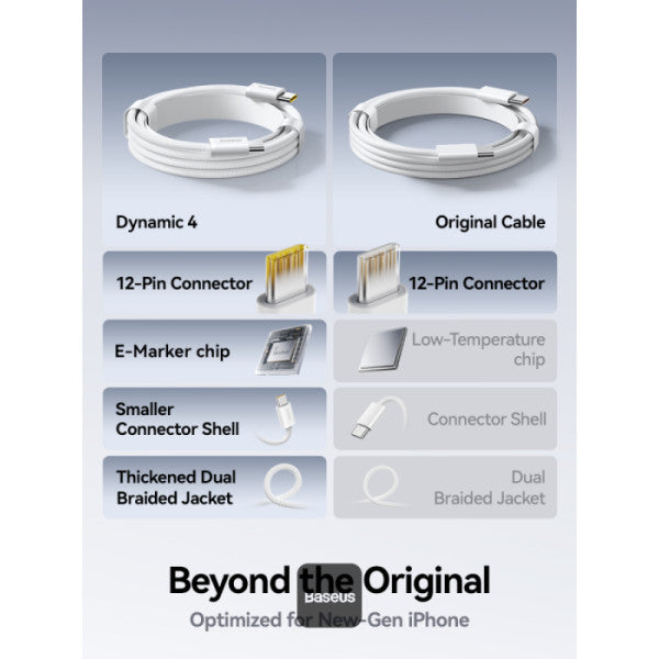 Baseus Dynamic 4 USB-C 100W 2m black cable P10381400112-00 — product image 4