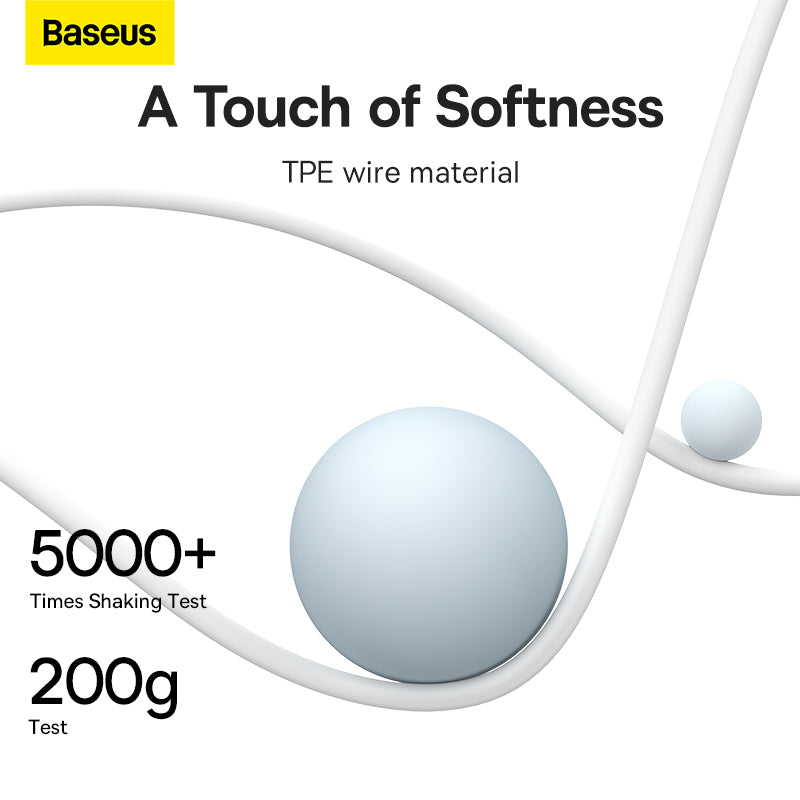Baseus Encok H18 wired earphones white NGCR030002 — product image 4