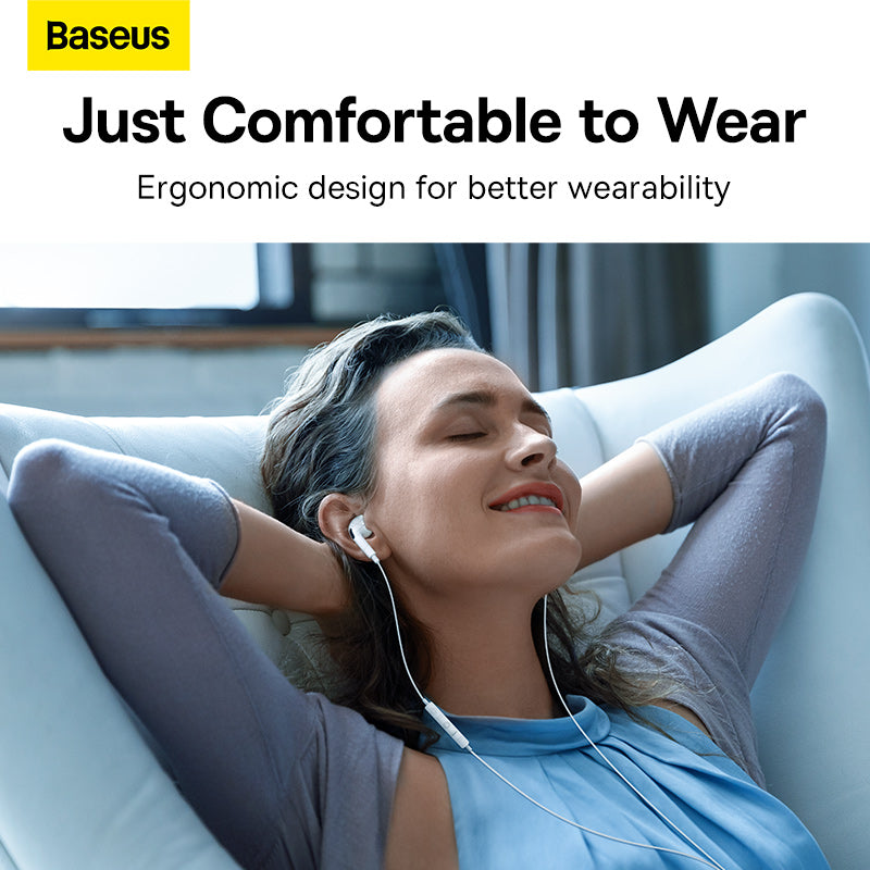 Baseus Encok H18 wired earphones white NGCR030002 — product image 6