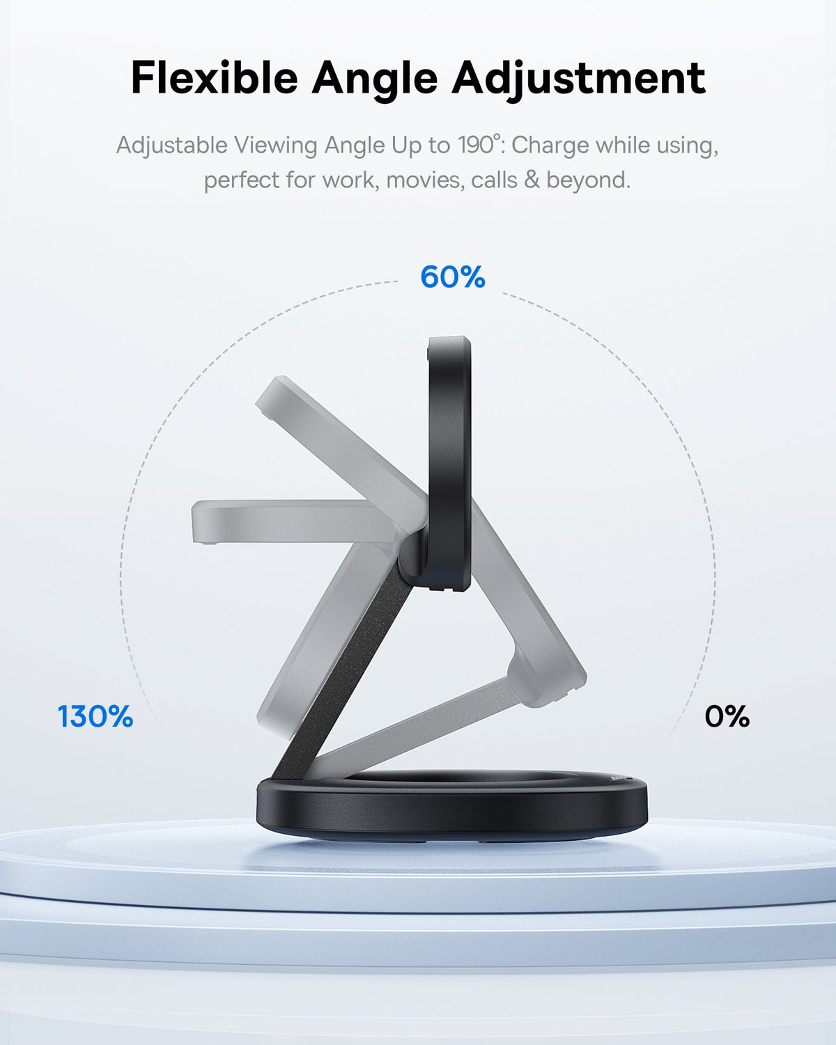Baseus EnerFill FF11 15W Qi2 Foldable Wireless Charger Stand product image 3