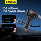 Baseus Enjoyment Pro Series 60W Car Charger Type-C + Type-C & Lightning product image 3