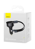 Baseus Enjoyment Series C+L 30W Car Charger Built in Cable CCGTX00001 price in Pakistan – Baseus