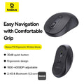 Baseus F02 ergonomic wireless mouse black B01055505111-00 — product image 1