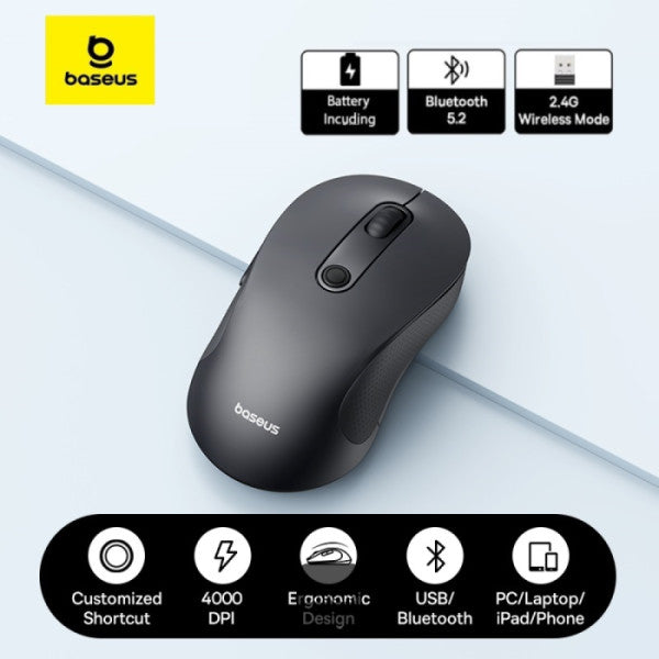 Baseus F02 ergonomic wireless mouse black B01055505111-00 — product image 10