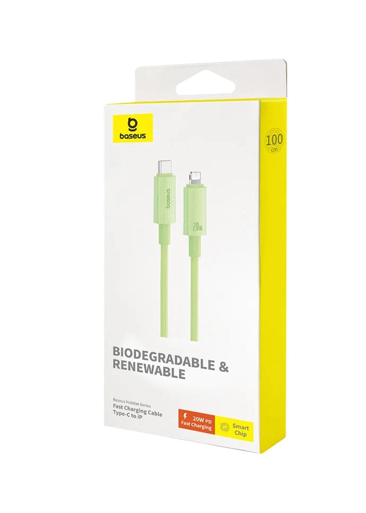 Baseus Habitat Series Fast Charging Cable Type-C to iP 20W 1M Natural price in Pakistan – Baseus