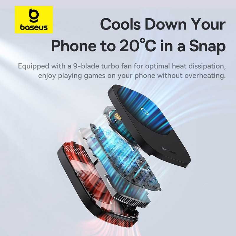 Baseus MagPro II Series Ultra-Thin Magnetic Phone Cooler product image 3
