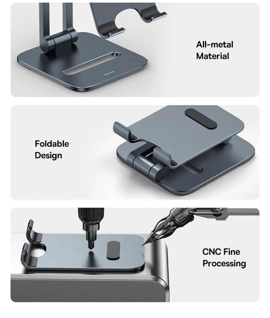 Baseus metal desktop biaxial folding bracket (For Tablet product image 3