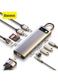 Baseus Metal Gleam Series 11 in 1 Type-C Multifunctional Hub CAHUB-CT0G price in Pakistan – Baseus