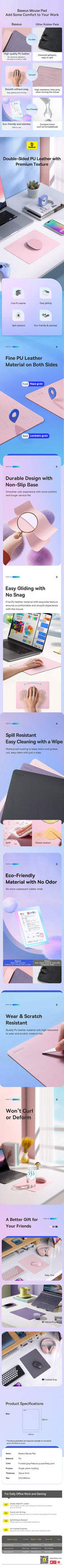 Baseus Nebula mouse pad B01055504511-00 — product image 2