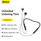 Baseus Bowie P1 black neckband wireless earphones – view 1