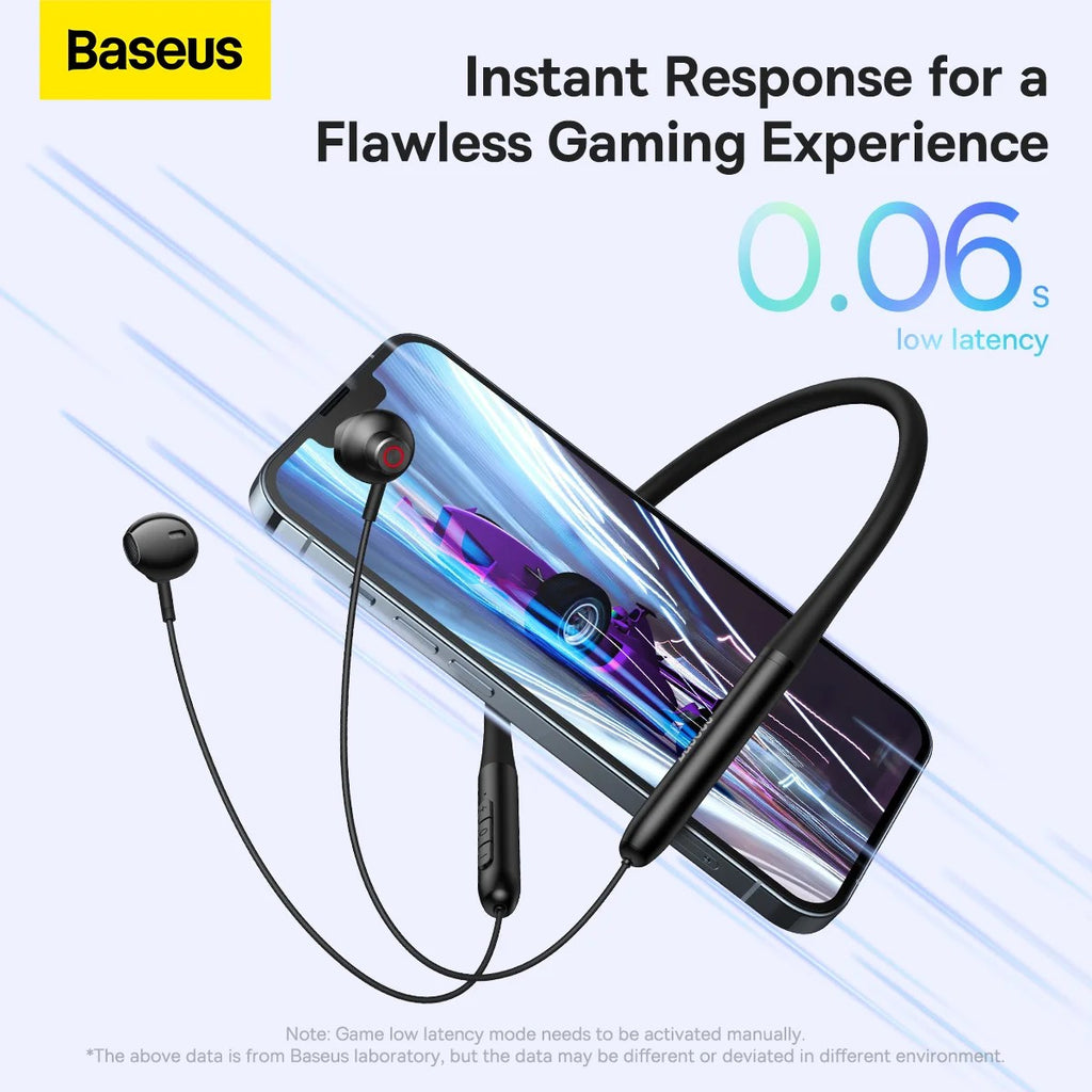 Baseus Bowie P1 black neckband wireless earphones – view 3