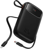 Baseus QPow2 20000mAh 30W black power bank digital display detail, SKU P10055005112-00