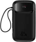 Baseus QPow2 20000mAh 30W black power bank front view, SKU P10055005112-00