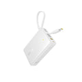 Baseus EnerCore P1 10000mAh 45W Moon White power bank front view, SKU P10081900212-00