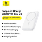 Baseus EnerFill FM11 black magnetic power bank second product view, SKU P10082108122-00