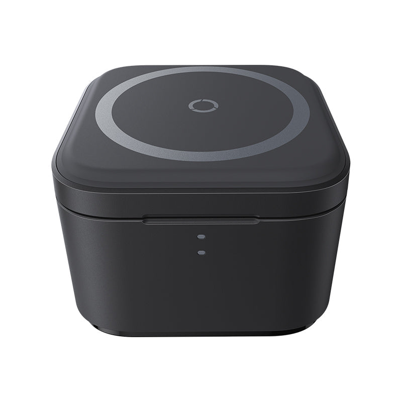 Baseus MagPro 2-in-1 magnetic wireless charger 25W in cosmic black – view 2