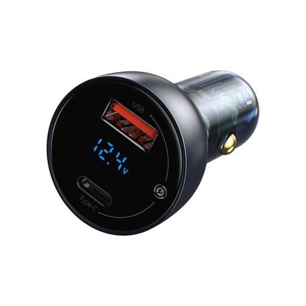 Baseus Particular Digital Display QC+PPS Dual Quick Charger Car Charger 65W product image 3