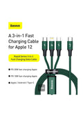 Baseus Rapid Series 3-in-1 Fast Charging Data Cable Type-C to C+L+C PD 20W price in Pakistan – Baseus