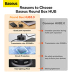 Baseus Round Box USB hub CAHUB-F01 — product image 7