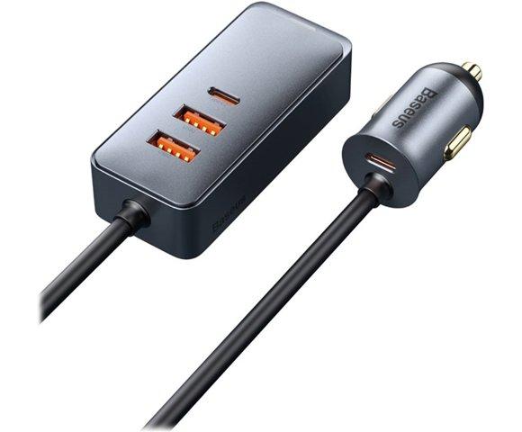 Baseus Share Together car charger 2x USB / 2x USB-C 120W product image 3