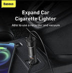 Baseus Share Together Fast Charge Car Charger U+C 120W product image 3