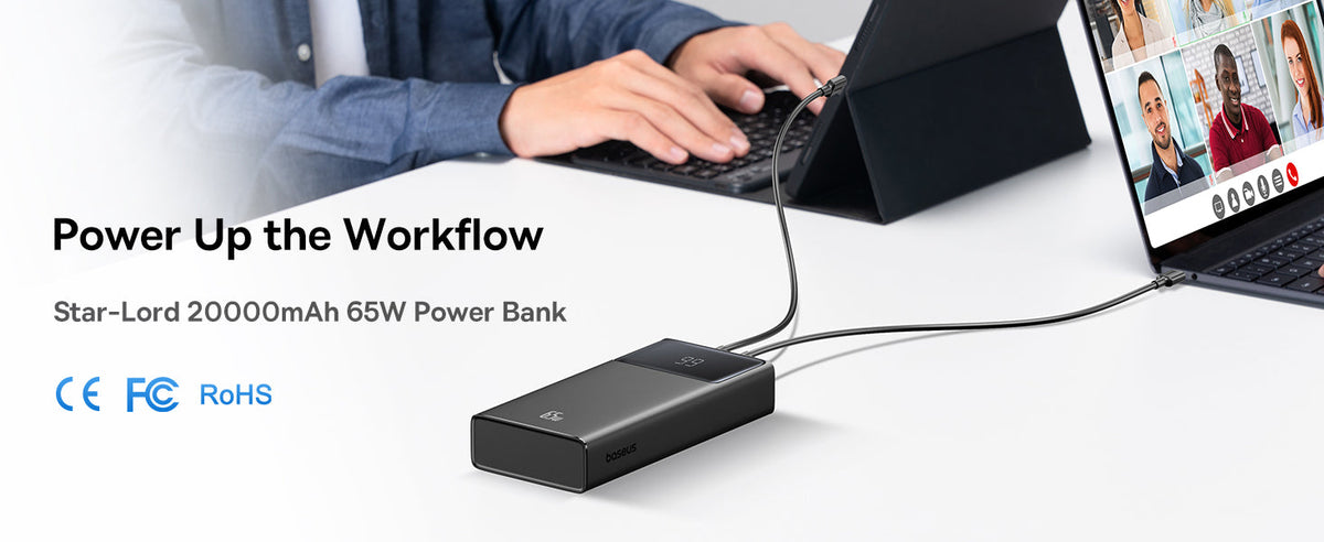 Baseus Star-Lord 20000mAh 65W power bank P10022906113-00 — product image 2