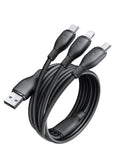 Baseus Ultra-Fast One-for-Three Fast Charging Cable USB A to M+L+C 3.5A 1.3m price in Pakistan – Baseus