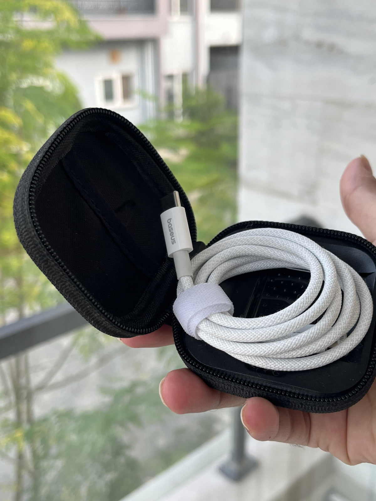 Baseus USB-C to Lightning braided cable 1M white price in Pakistan