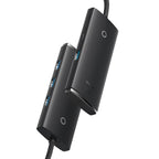 Baseus WKQX030101 black 4-port USB-A hub - view 3