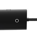 Baseus WKQX030301 black USB-C 4-port hub - view 1