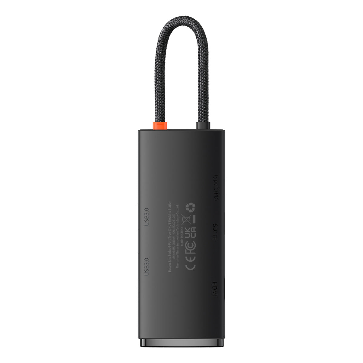 Baseus WKQX050101 black 6-port USB-C hub - view 4