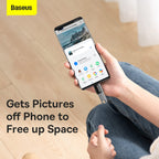 Baseus Ingenuity USB-C to USB-A 3.1 OTG adapter in black – view 6