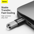 Baseus Ingenuity USB-C to USB-A 3.1 OTG adapter in black – view 7