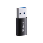 Baseus Ingenuity Series Mini OTG USB 3.1 to USB-C adapter in black, SKU ZJJQ000101